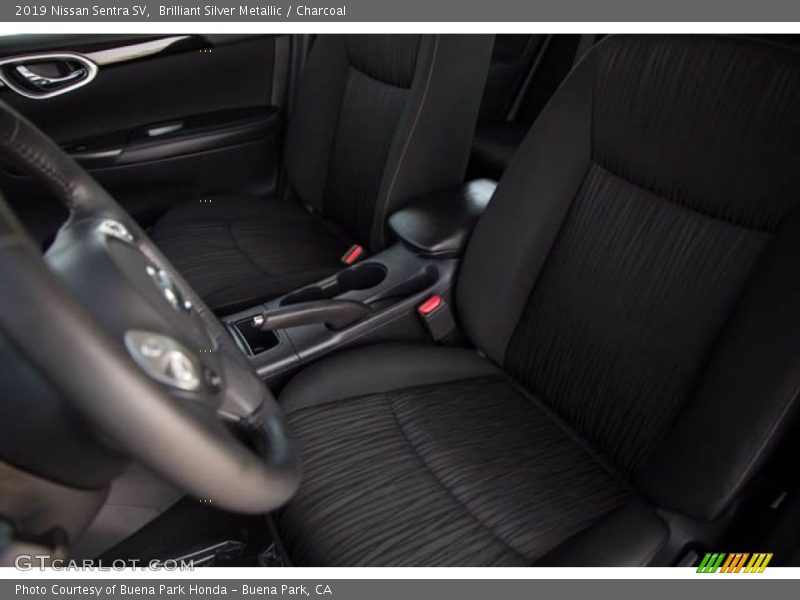 Brilliant Silver Metallic / Charcoal 2019 Nissan Sentra SV