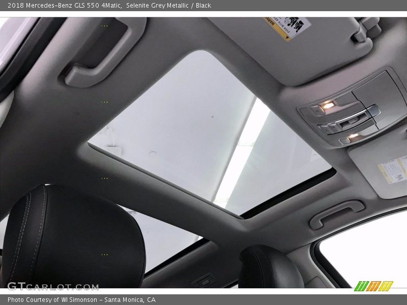 Selenite Grey Metallic / Black 2018 Mercedes-Benz GLS 550 4Matic