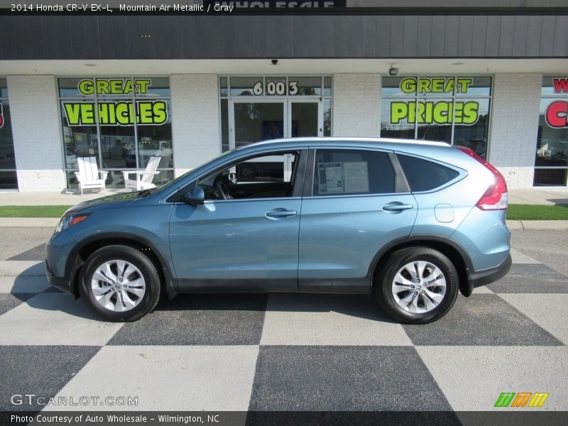 Mountain Air Metallic / Gray 2014 Honda CR-V EX-L