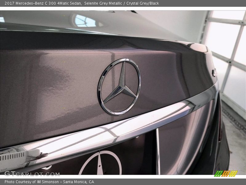 Selenite Grey Metallic / Crystal Grey/Black 2017 Mercedes-Benz C 300 4Matic Sedan