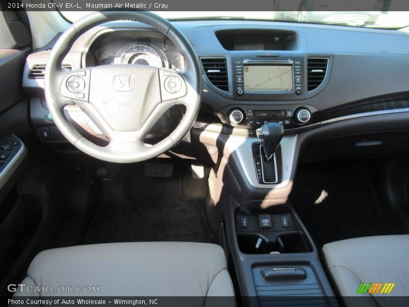 Mountain Air Metallic / Gray 2014 Honda CR-V EX-L
