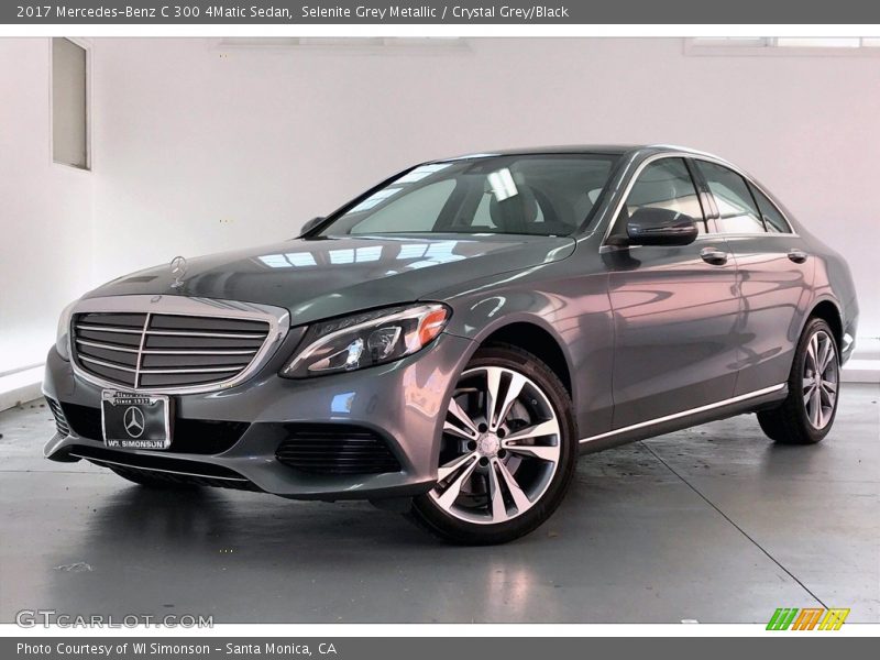 Front 3/4 View of 2017 C 300 4Matic Sedan
