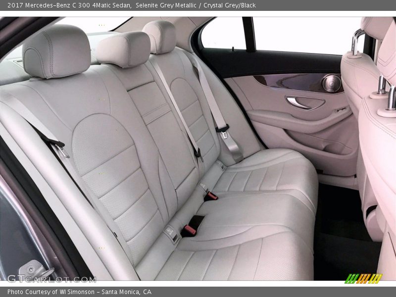 Rear Seat of 2017 C 300 4Matic Sedan