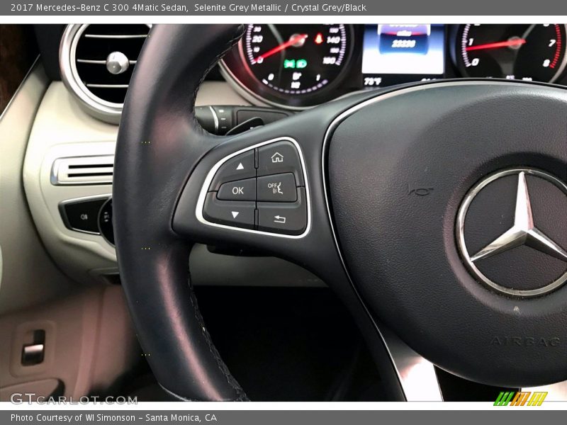  2017 C 300 4Matic Sedan Steering Wheel
