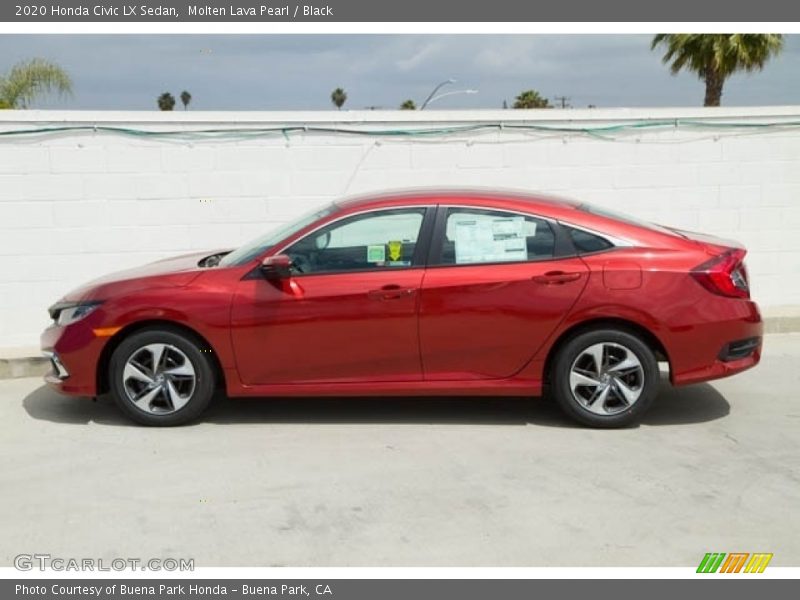  2020 Civic LX Sedan Molten Lava Pearl