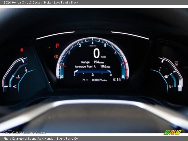  2020 Civic LX Sedan LX Sedan Gauges