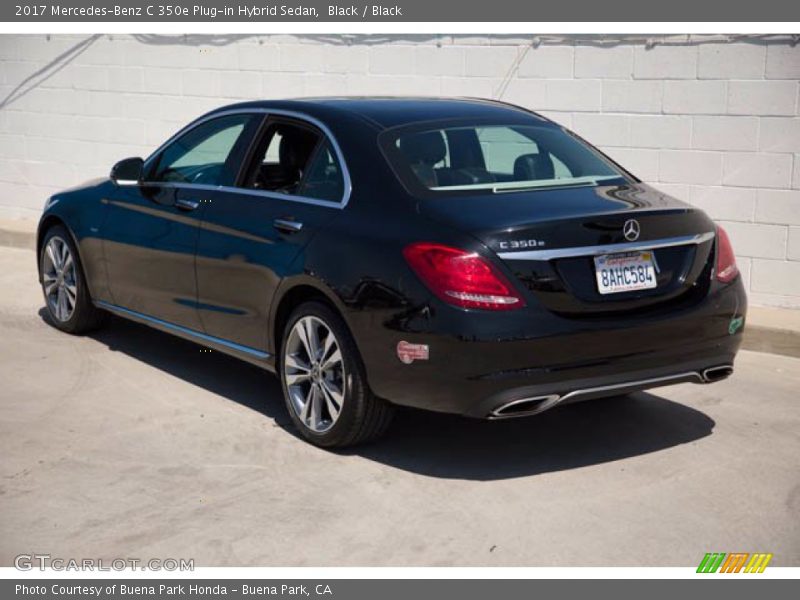 Black / Black 2017 Mercedes-Benz C 350e Plug-in Hybrid Sedan