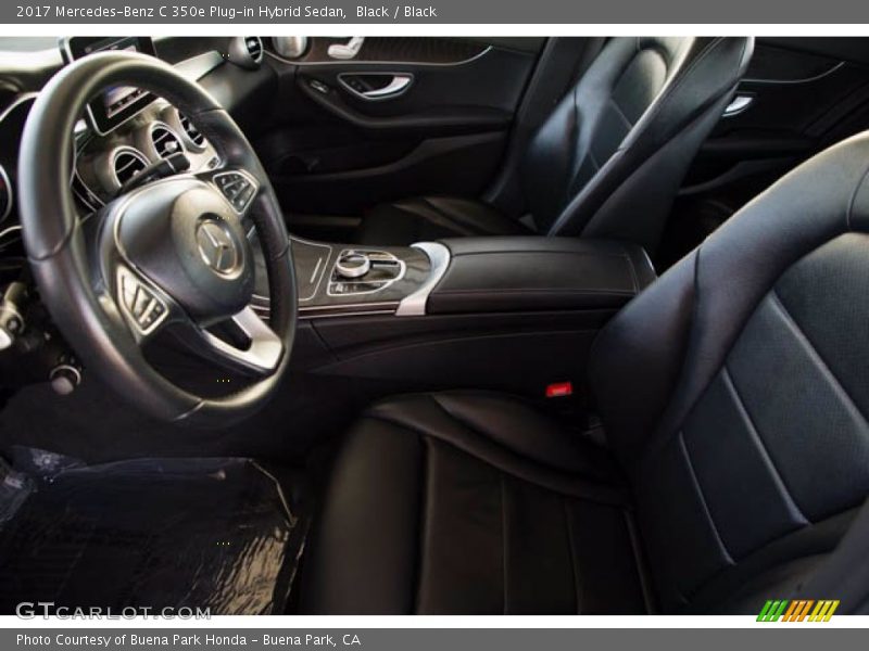 Black / Black 2017 Mercedes-Benz C 350e Plug-in Hybrid Sedan