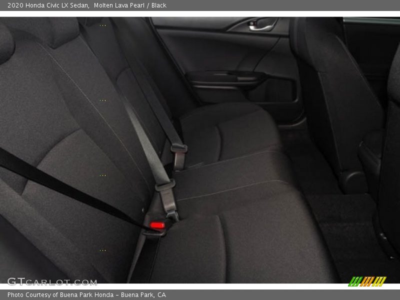 Molten Lava Pearl / Black 2020 Honda Civic LX Sedan