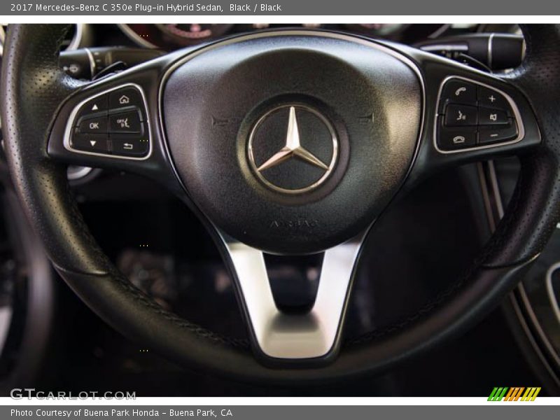 Black / Black 2017 Mercedes-Benz C 350e Plug-in Hybrid Sedan