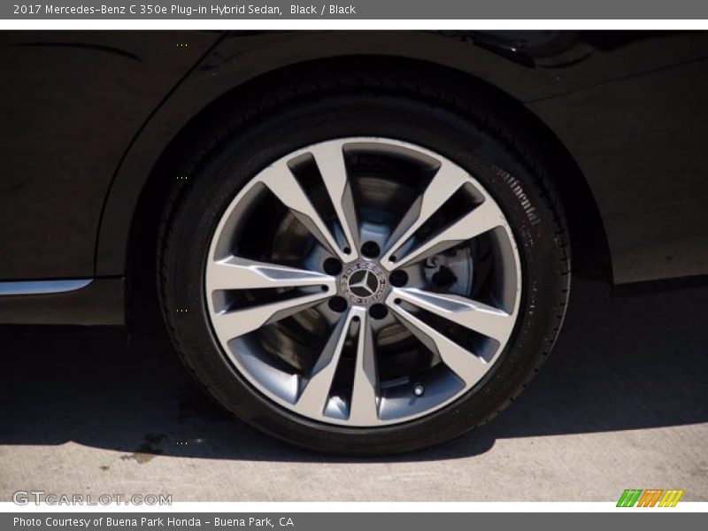 Black / Black 2017 Mercedes-Benz C 350e Plug-in Hybrid Sedan