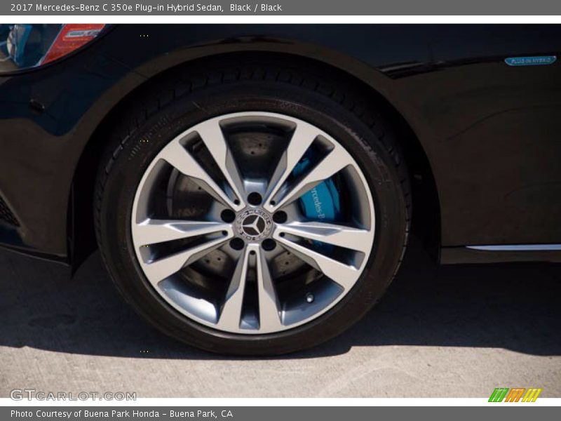 Black / Black 2017 Mercedes-Benz C 350e Plug-in Hybrid Sedan