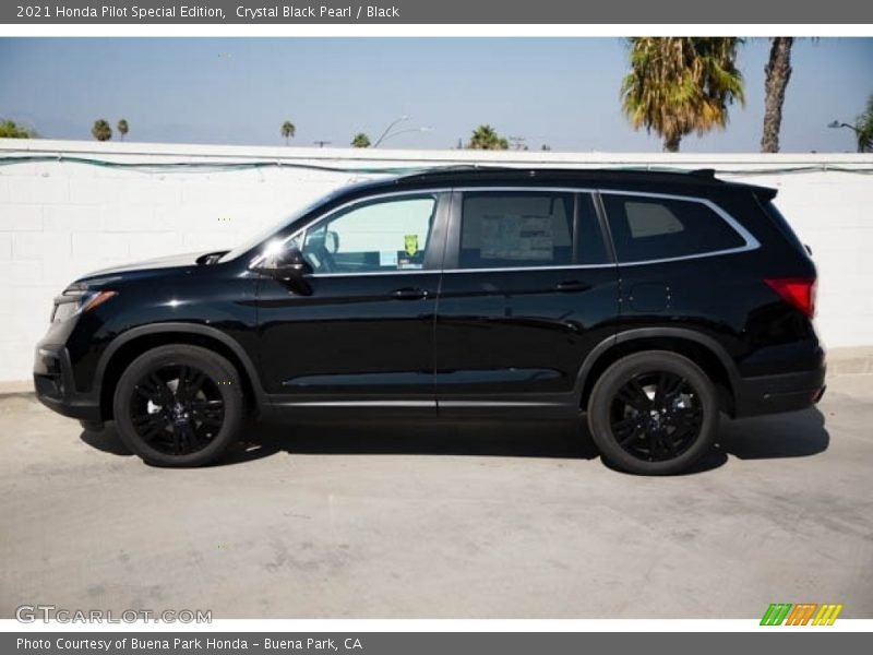 Crystal Black Pearl / Black 2021 Honda Pilot Special Edition