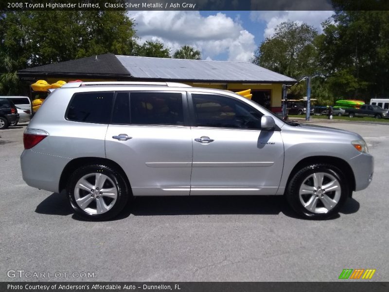 Classic Silver Metallic / Ash Gray 2008 Toyota Highlander Limited