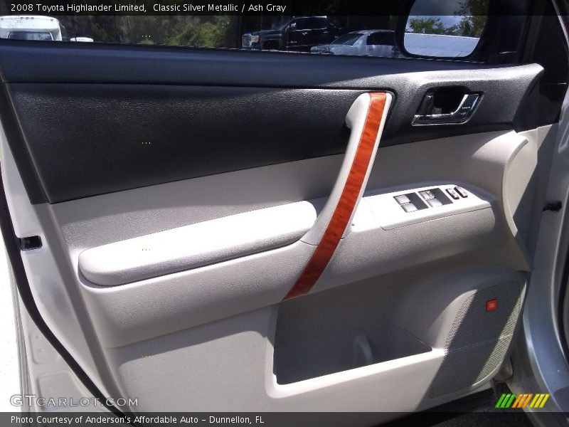 Classic Silver Metallic / Ash Gray 2008 Toyota Highlander Limited