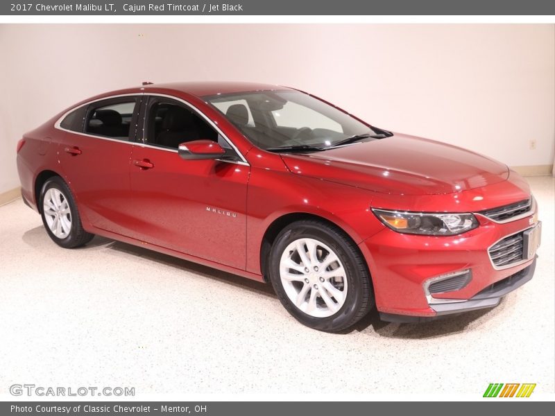 Cajun Red Tintcoat / Jet Black 2017 Chevrolet Malibu LT
