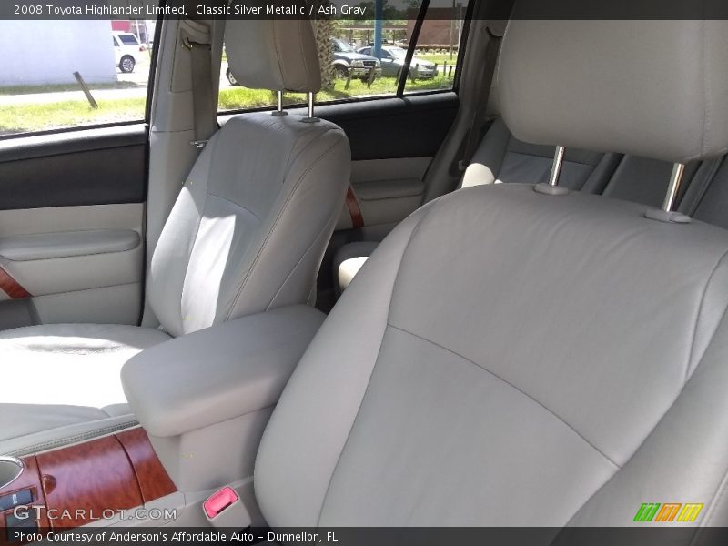 Classic Silver Metallic / Ash Gray 2008 Toyota Highlander Limited