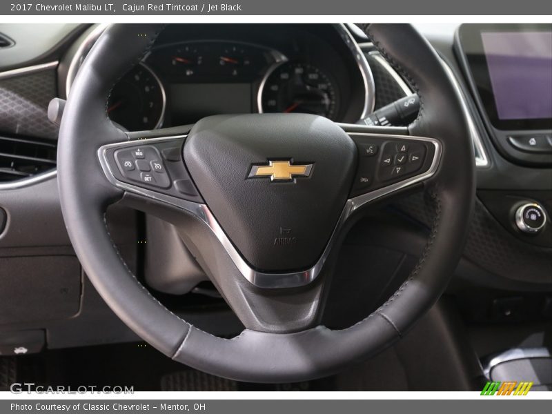 Cajun Red Tintcoat / Jet Black 2017 Chevrolet Malibu LT