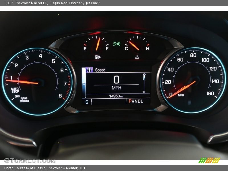 Cajun Red Tintcoat / Jet Black 2017 Chevrolet Malibu LT