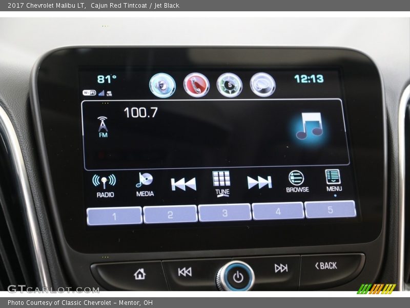 Cajun Red Tintcoat / Jet Black 2017 Chevrolet Malibu LT