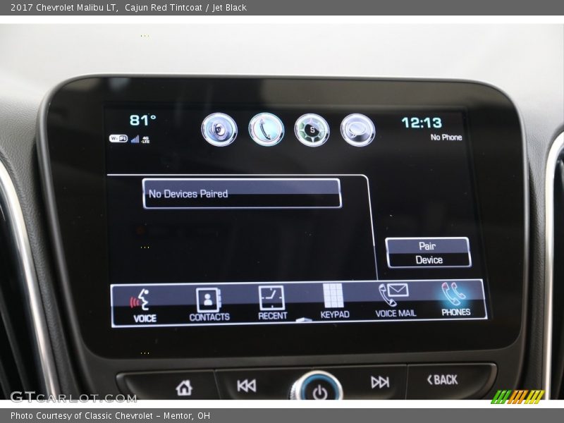 Cajun Red Tintcoat / Jet Black 2017 Chevrolet Malibu LT