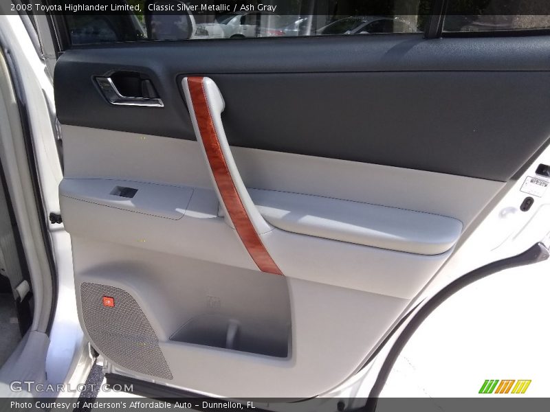 Classic Silver Metallic / Ash Gray 2008 Toyota Highlander Limited