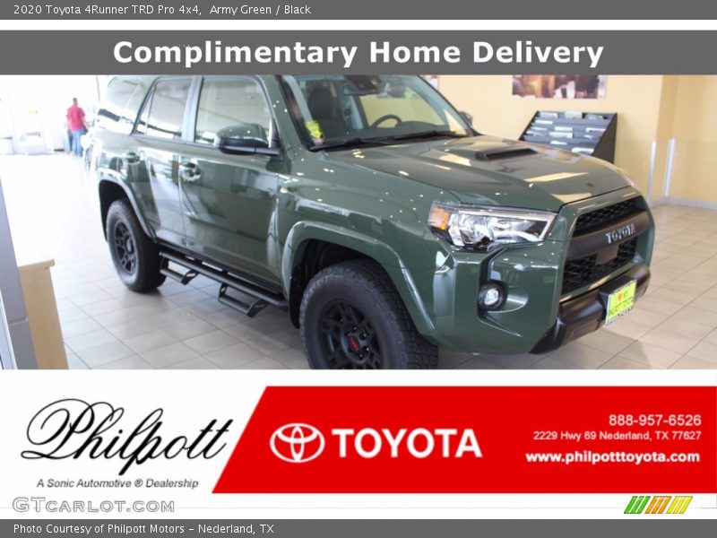 Army Green / Black 2020 Toyota 4Runner TRD Pro 4x4
