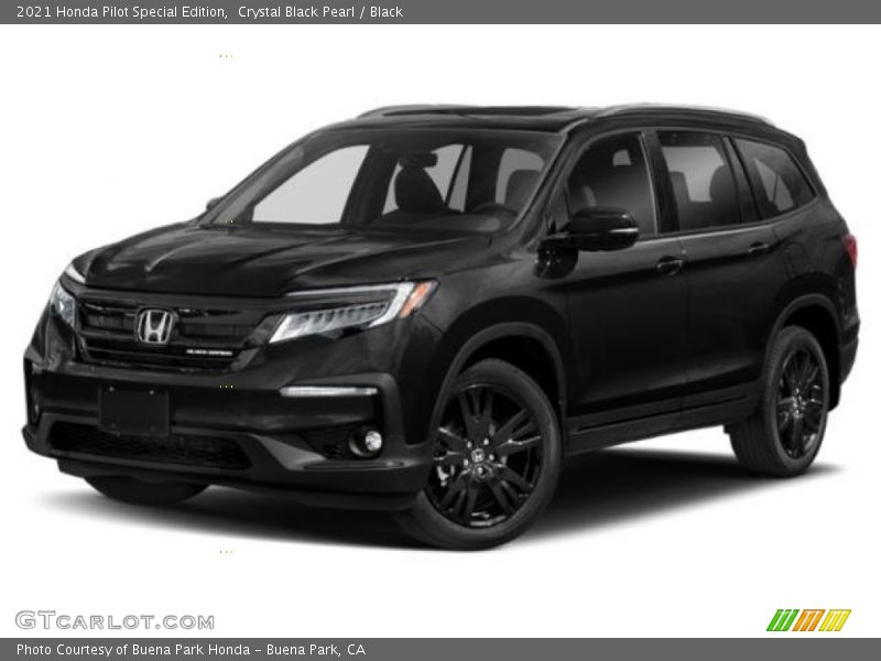 Crystal Black Pearl / Black 2021 Honda Pilot Special Edition