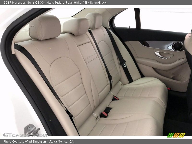 Rear Seat of 2017 C 300 4Matic Sedan