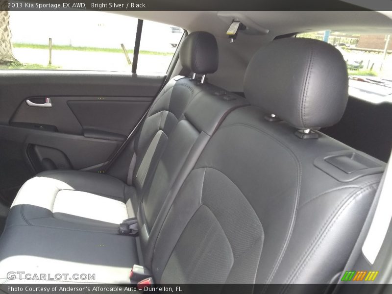 Bright Silver / Black 2013 Kia Sportage EX AWD