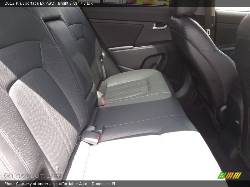 Bright Silver / Black 2013 Kia Sportage EX AWD