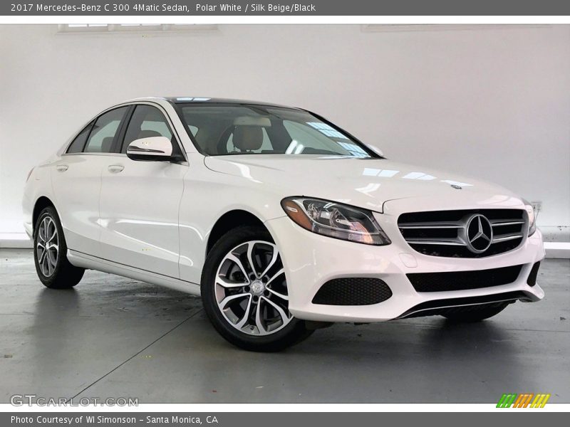 Front 3/4 View of 2017 C 300 4Matic Sedan