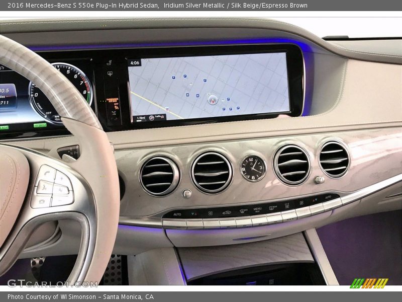 Navigation of 2016 S 550e Plug-In Hybrid Sedan