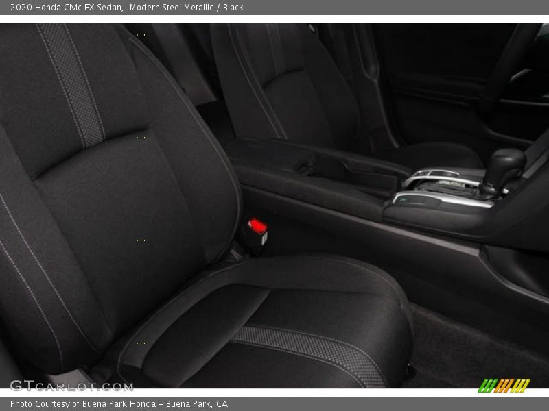 Modern Steel Metallic / Black 2020 Honda Civic EX Sedan