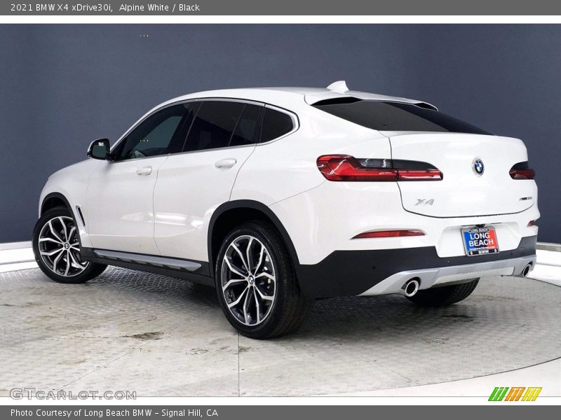 Alpine White / Black 2021 BMW X4 xDrive30i