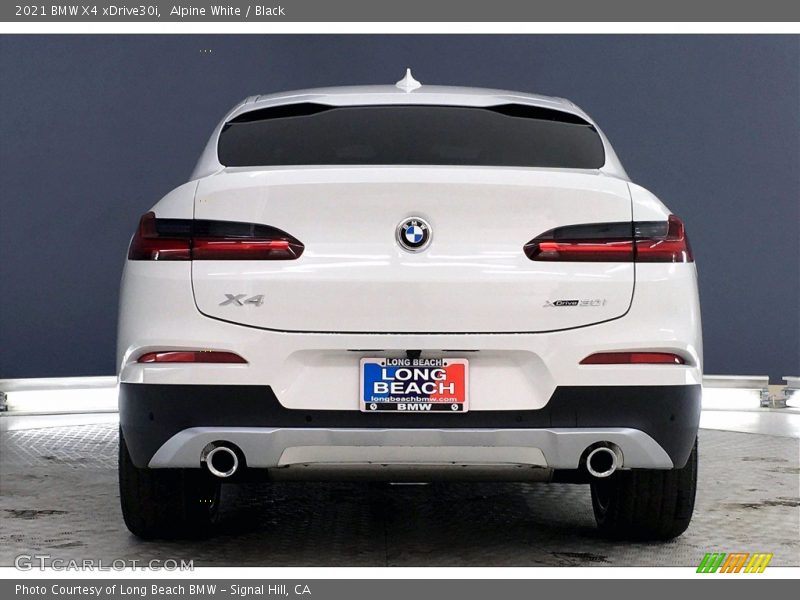 Alpine White / Black 2021 BMW X4 xDrive30i