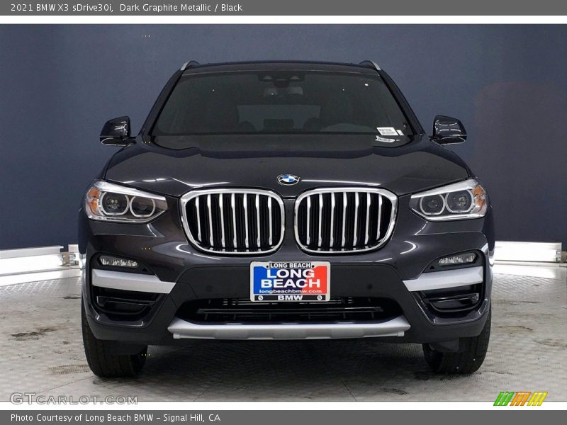 Dark Graphite Metallic / Black 2021 BMW X3 sDrive30i