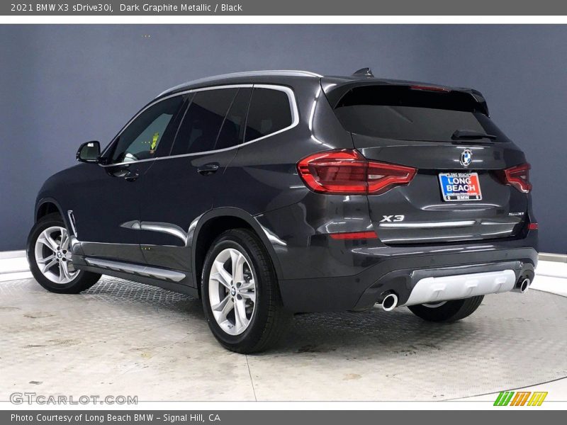 Dark Graphite Metallic / Black 2021 BMW X3 sDrive30i