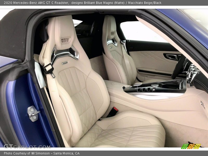  2020 AMG GT C Roadster Macchiato Beige/Black Interior