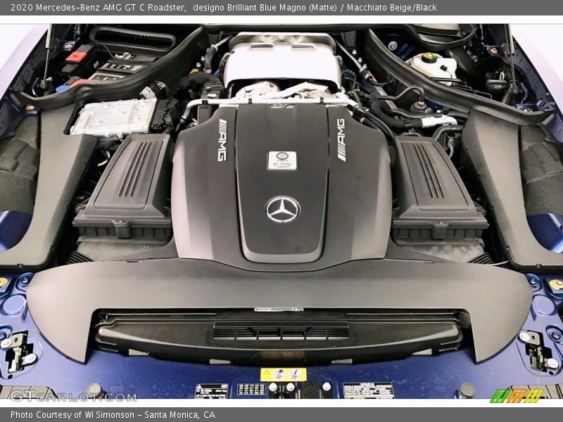  2020 AMG GT C Roadster Engine - 4.0 Liter Twin-Turbocharged DOHC 32-Valve VVT V8