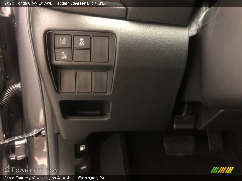 Modern Steel Metallic / Gray 2020 Honda CR-V EX AWD