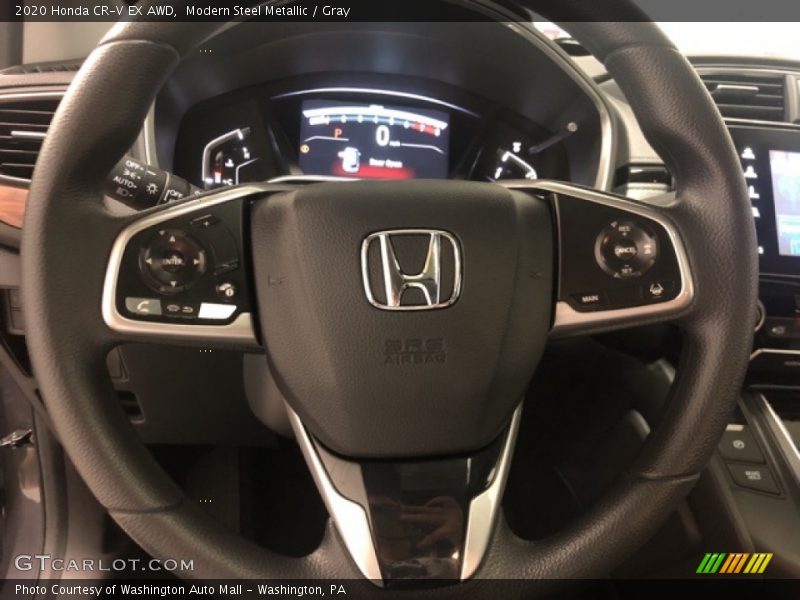 Modern Steel Metallic / Gray 2020 Honda CR-V EX AWD