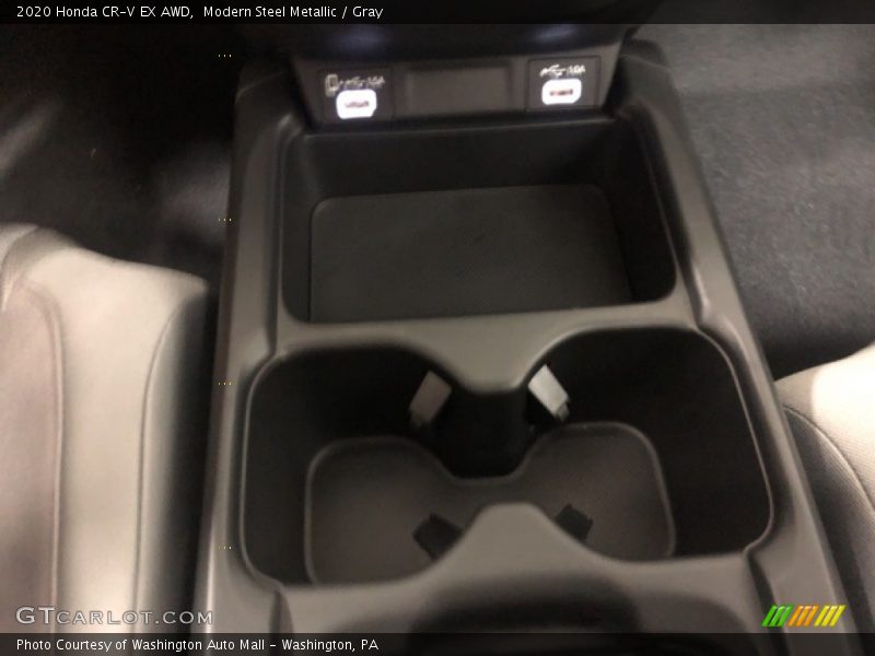 Modern Steel Metallic / Gray 2020 Honda CR-V EX AWD