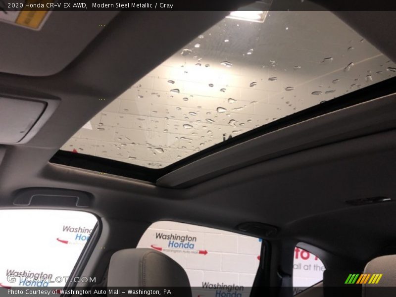 Modern Steel Metallic / Gray 2020 Honda CR-V EX AWD