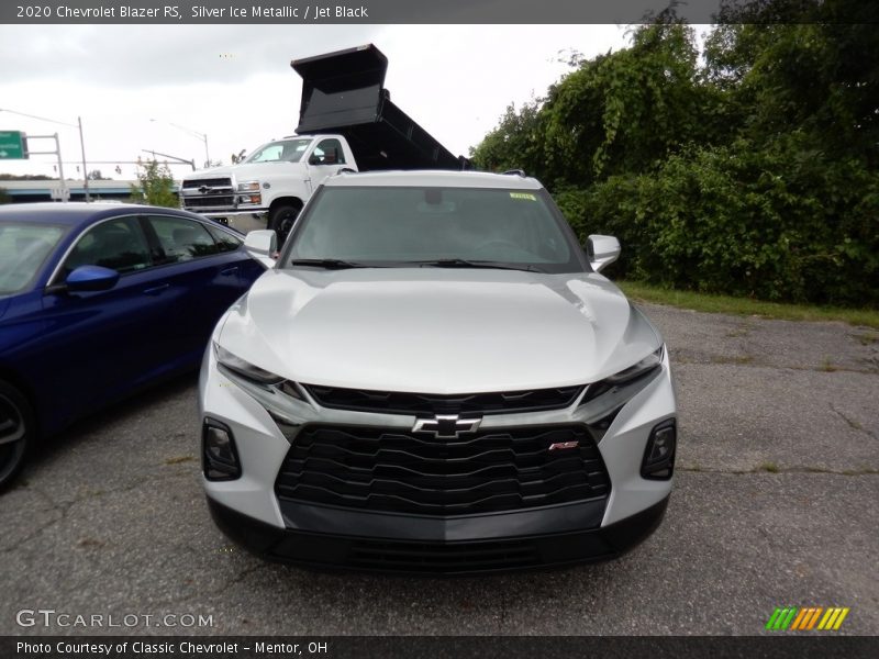 Silver Ice Metallic / Jet Black 2020 Chevrolet Blazer RS