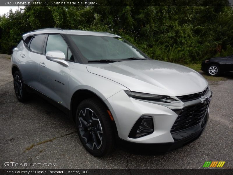 Silver Ice Metallic / Jet Black 2020 Chevrolet Blazer RS