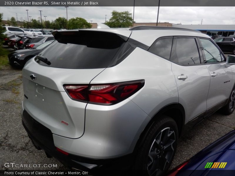 Silver Ice Metallic / Jet Black 2020 Chevrolet Blazer RS