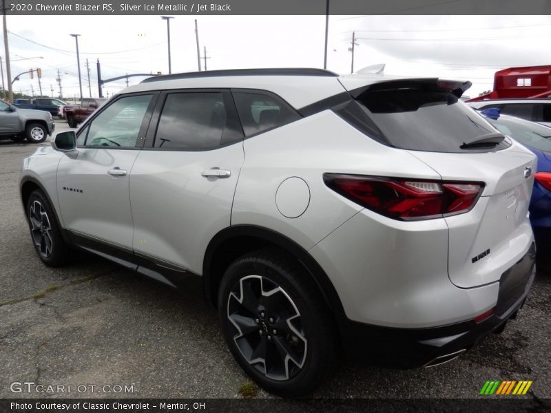 Silver Ice Metallic / Jet Black 2020 Chevrolet Blazer RS