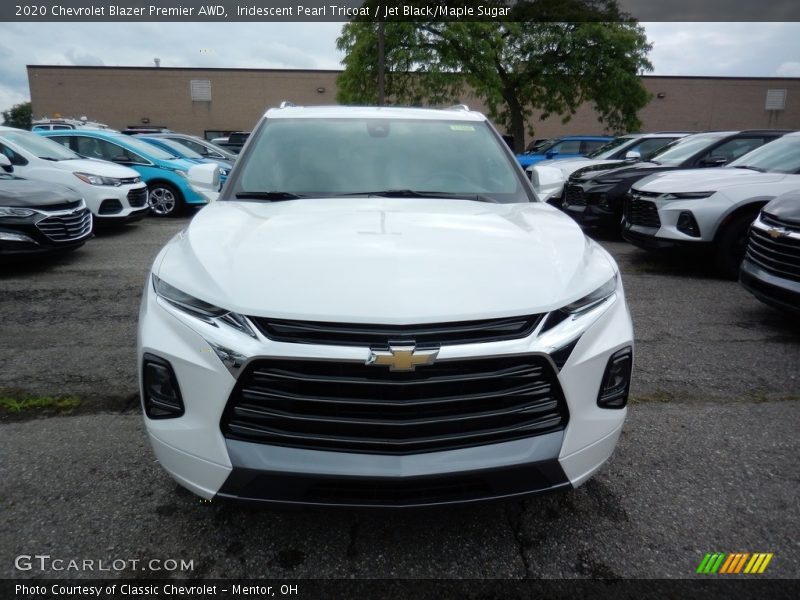 Iridescent Pearl Tricoat / Jet Black/Maple Sugar 2020 Chevrolet Blazer Premier AWD