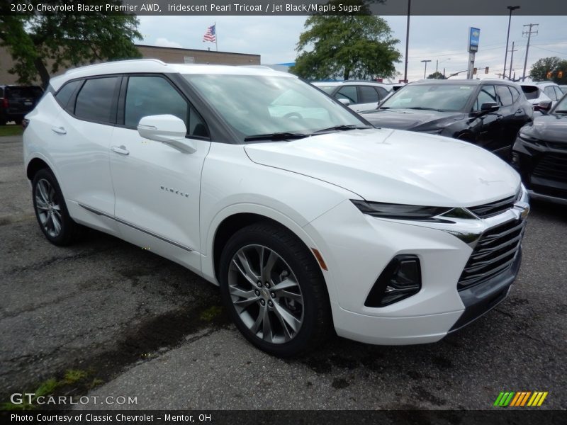 Iridescent Pearl Tricoat / Jet Black/Maple Sugar 2020 Chevrolet Blazer Premier AWD